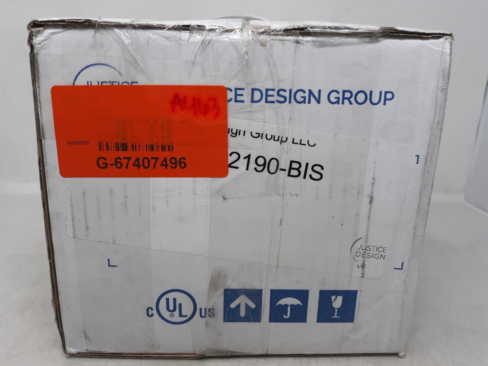 Justice Design CER-2190-BIS Ambiance Zia 1 Light 12 inch Bisque Wall Sconce