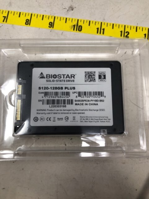 Biostar Solid State Drive 128GB S120 Plus
