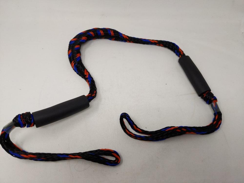 Heavy-Duty Bungee Dock Line Tie Down Rope 2 Pack Watercraft Tether & Anchor Cord