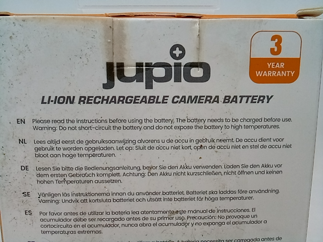Jupio DMW-BLH7E 7.2V 680mAh Lithium-Ion Battery