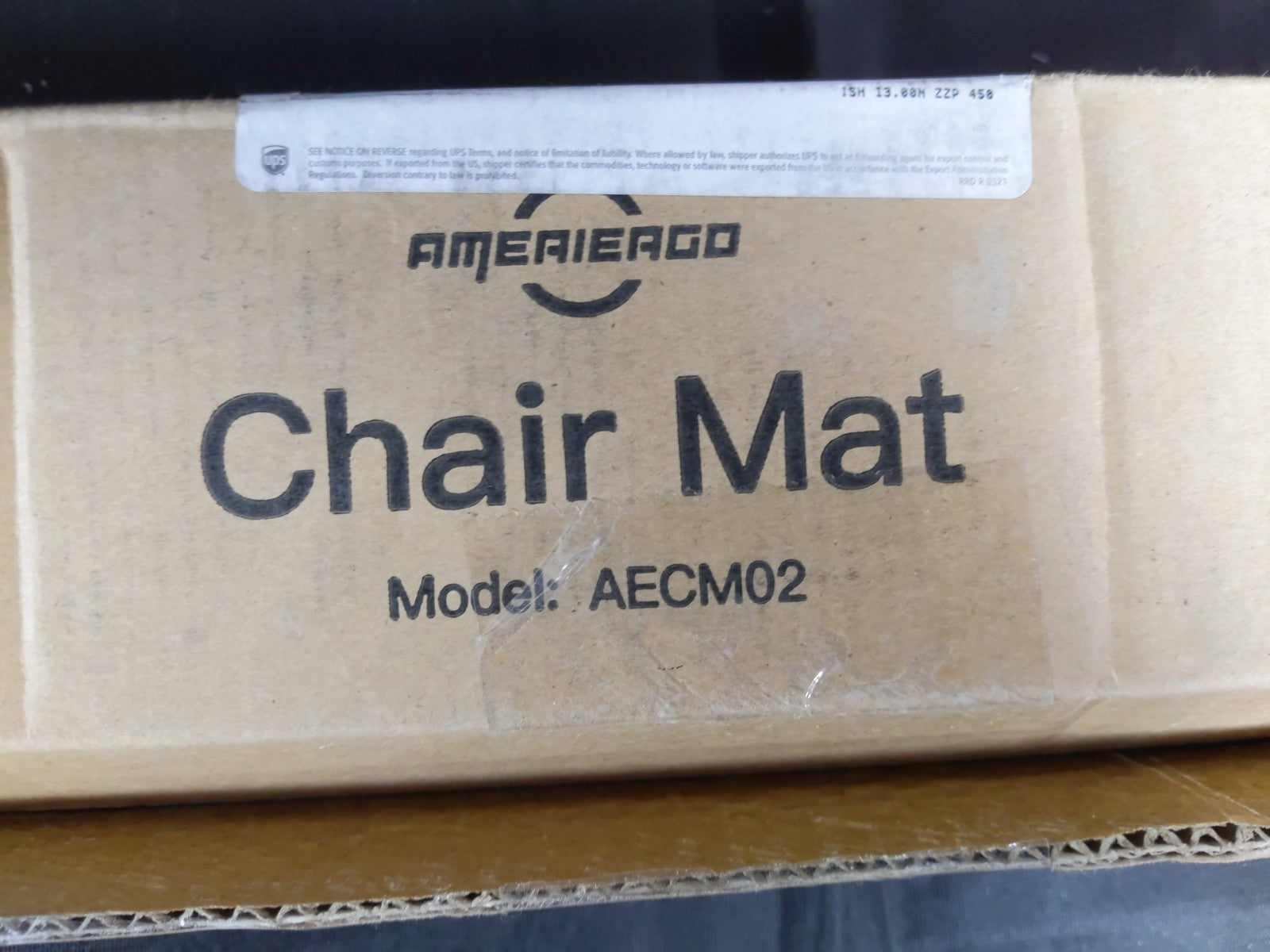 AMERIERGO Office Chair Mat for Hardwood Floor Not Carpet 47.2 x 35.4 in. AECM02