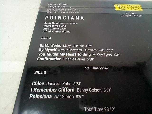 Fonè Jazz Poinciana Vinyl LP Record - Special Markets