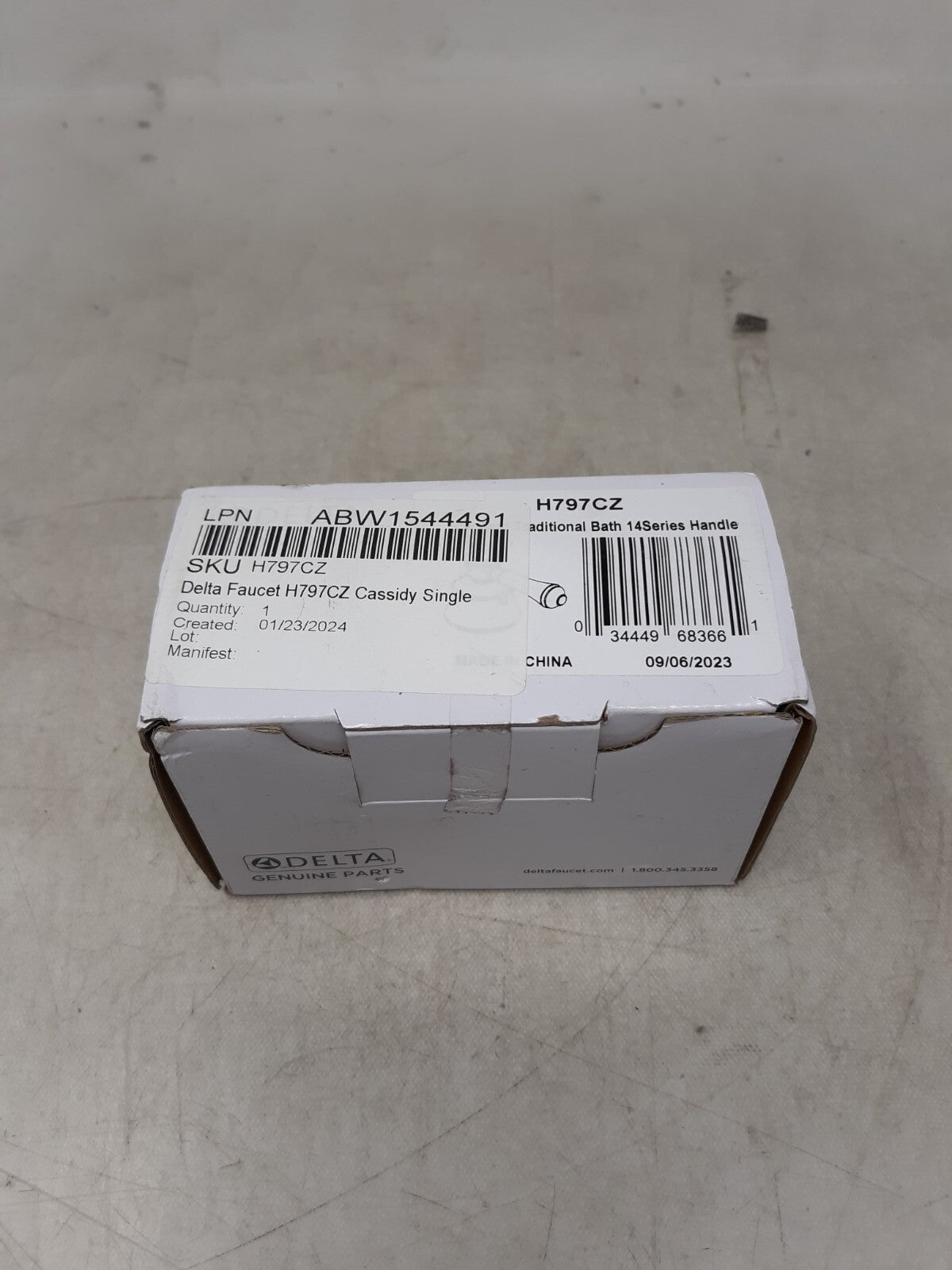 Delta H797CZ Bronze Single Lever Metal Handle Kit in Champagne Bronze