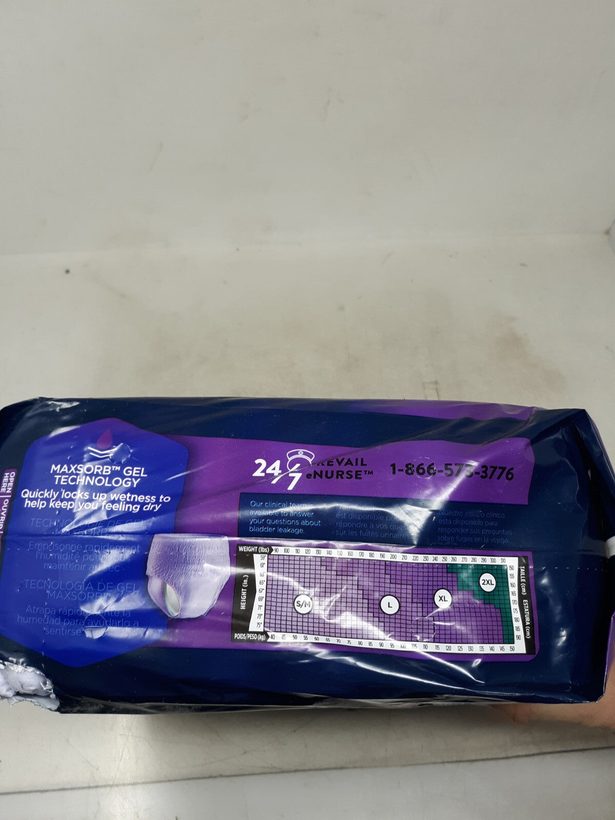 Prevail PWC-517 Size XXL Women's Underwear - Purple