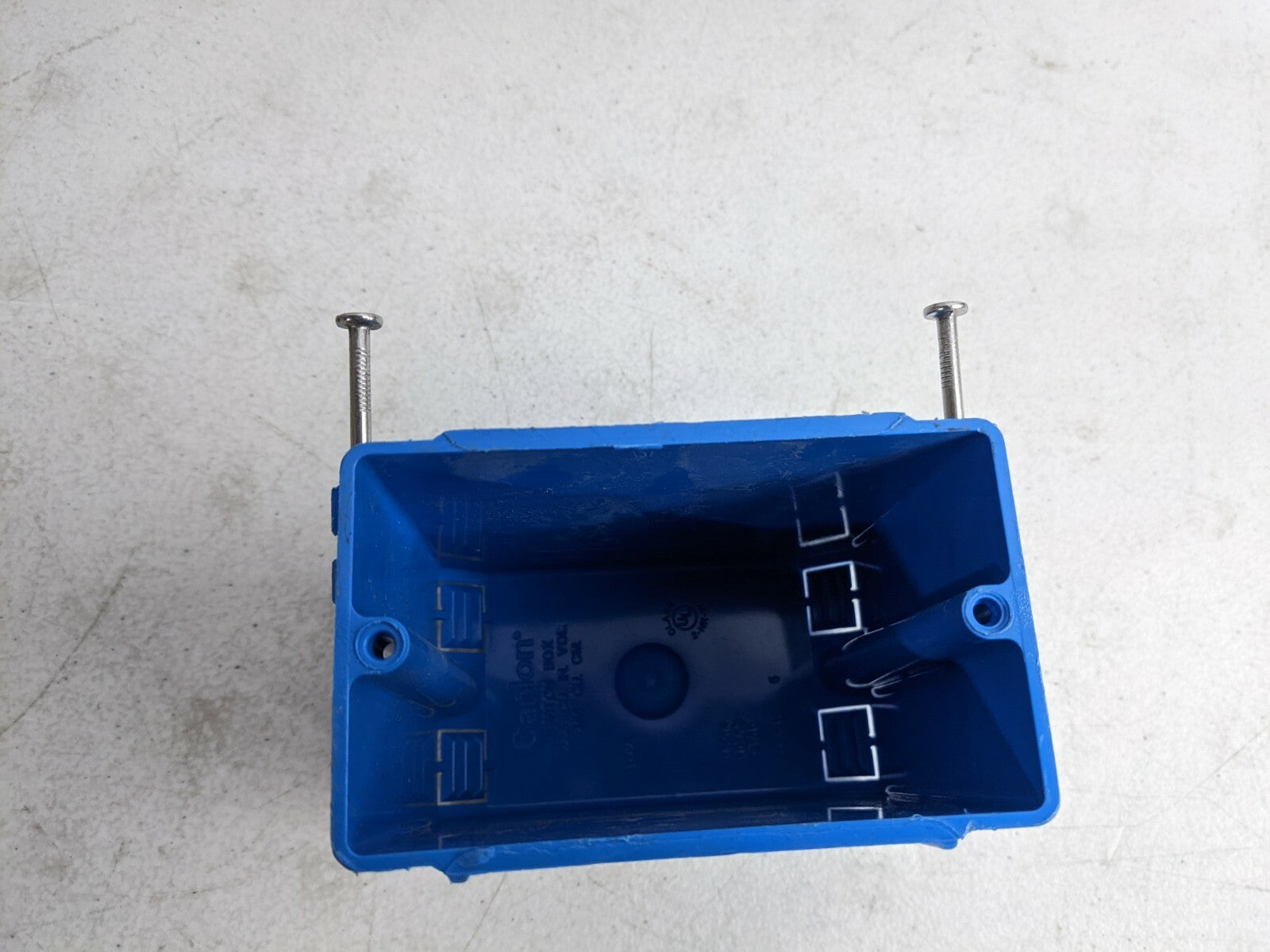Lot Of 43 Carlon B122A Single Gang PVC Molded Wall Outlet Switch Junction Box