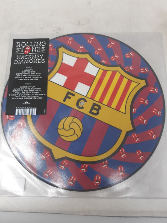 The Rolling Stones - Hackney Diamonds, FCB Barcelona Picture Disc Vinyl Limited