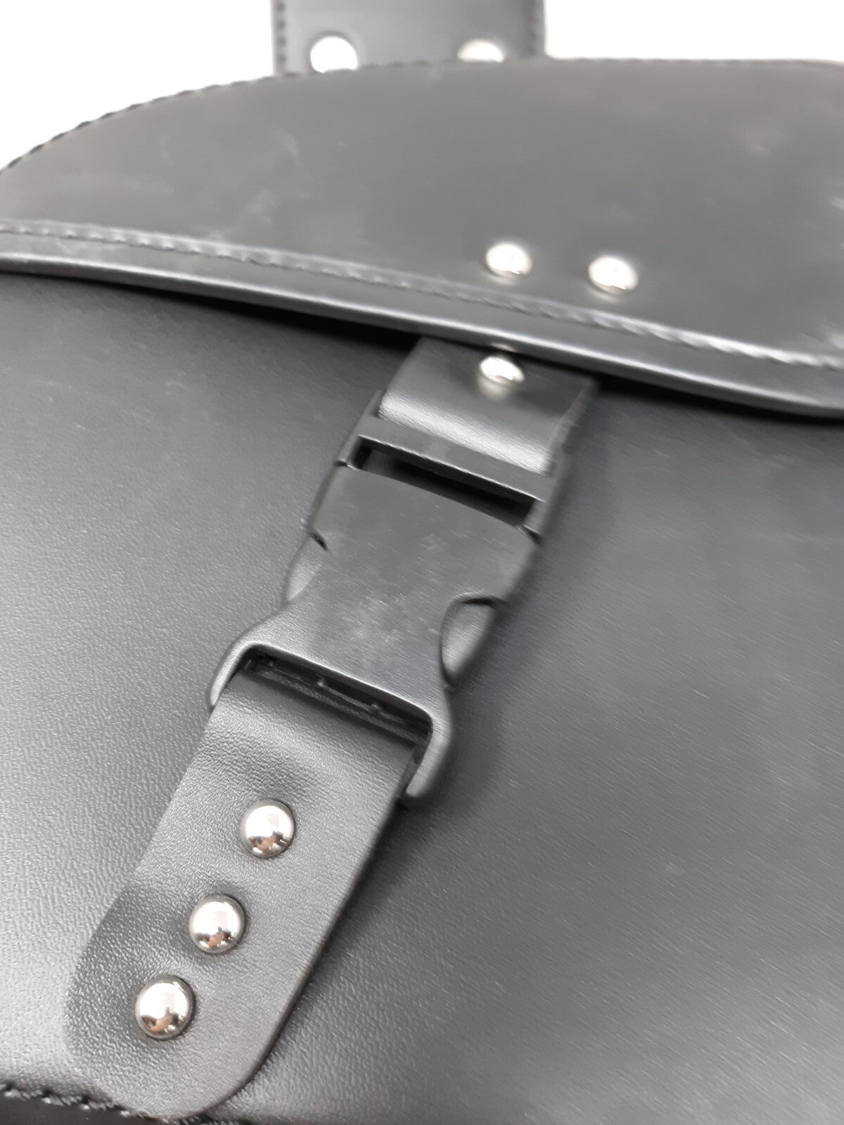 Motorcycle Right Leather Saddle Bag