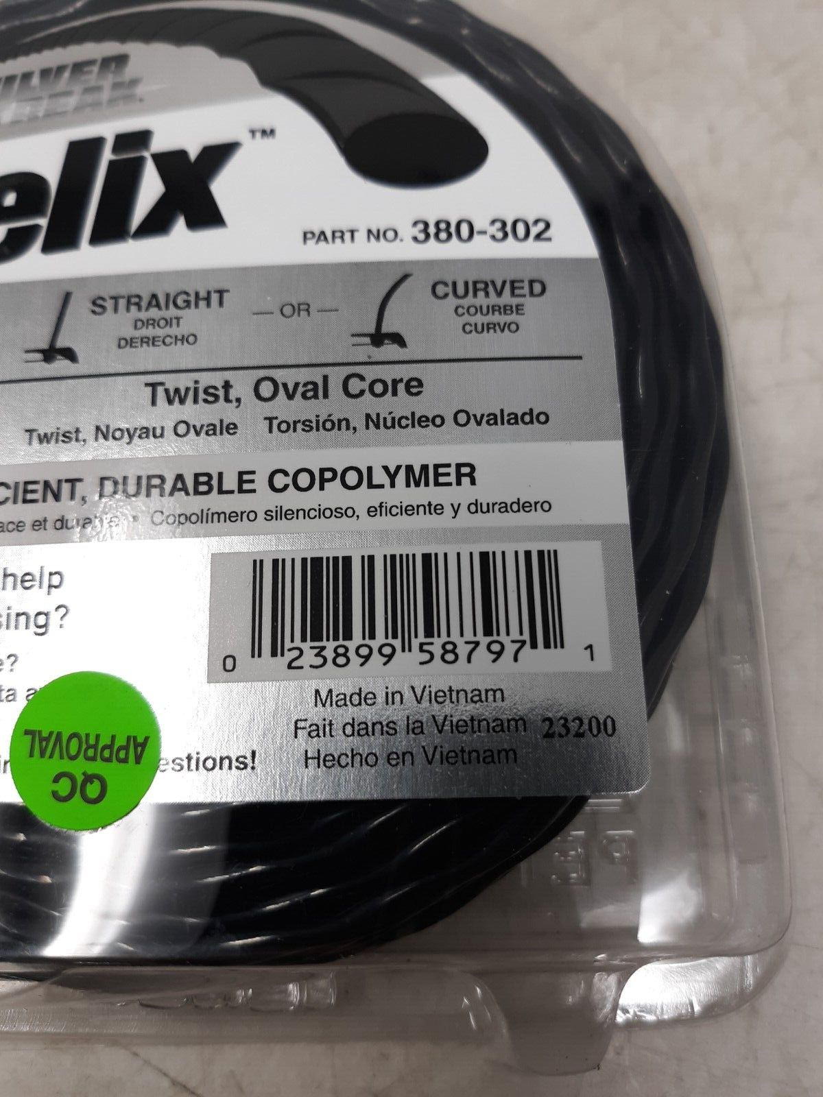 Helix Trimmer Line .095 40' Clam Shell 380-302