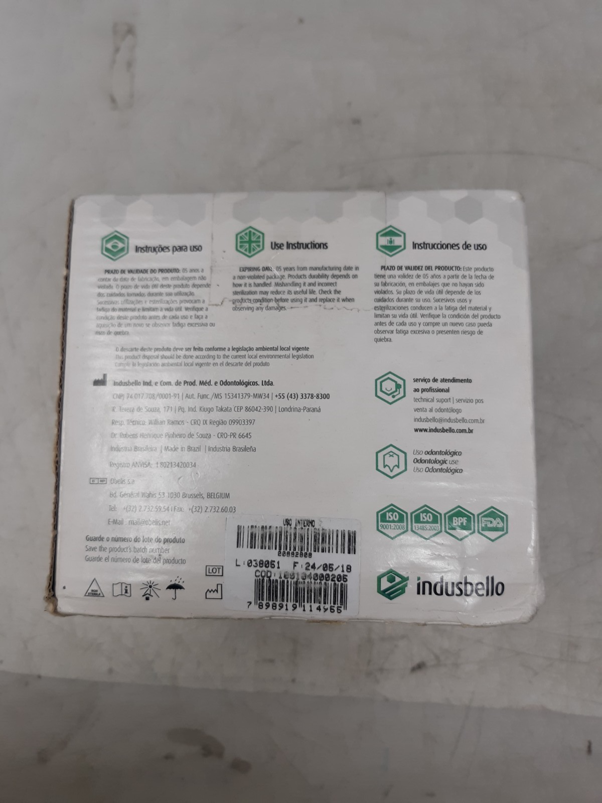 Indusbello Endo RH Plus Digital Dental Endodontic Ruler Autoclavable CE Certifie