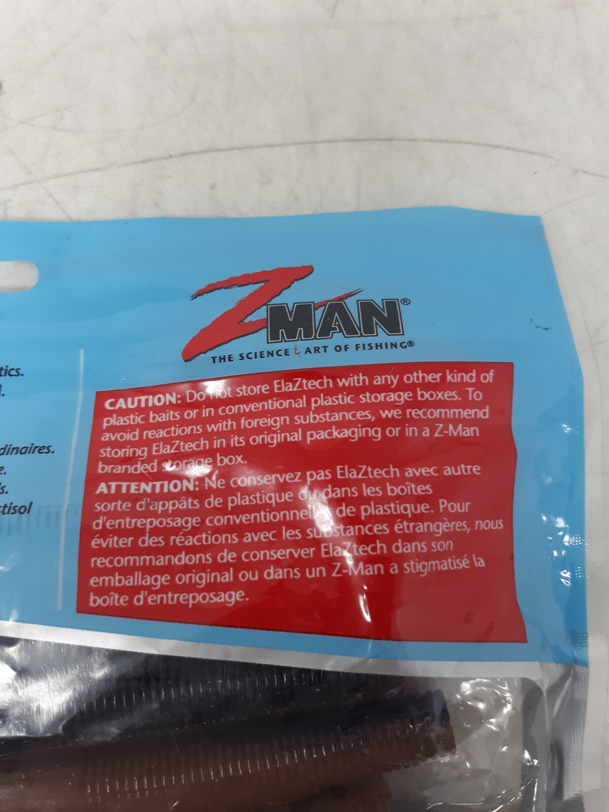 Z-Man Giant TRD PB&J 6" Soft Plastic Fishing Baits 6-Pack TRL6-238PK6