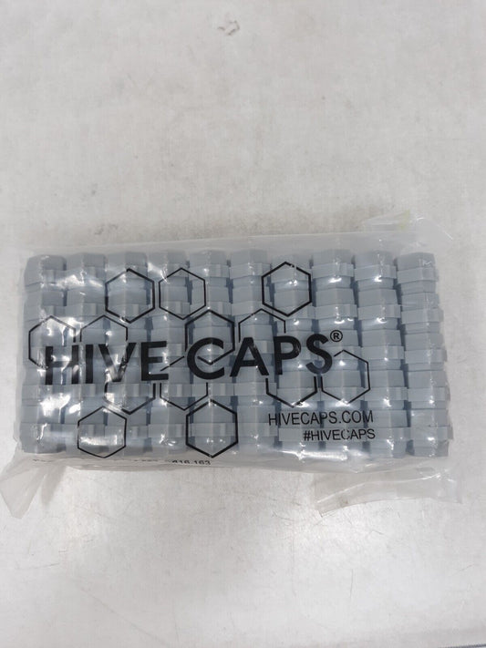 Hive Caps Deep Bag of 200 Ink Caps (50 Pieces) - Grey