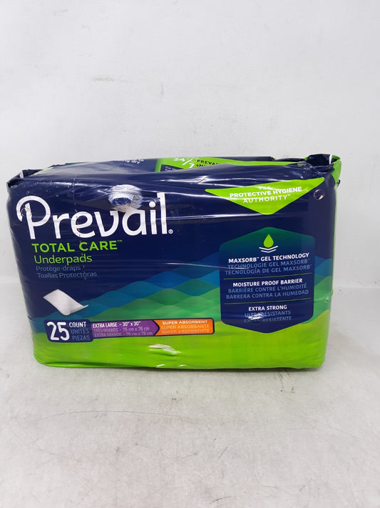 Prevail Total Care Underpads Heavy Absorbency UP-100/1 - 25 Ct