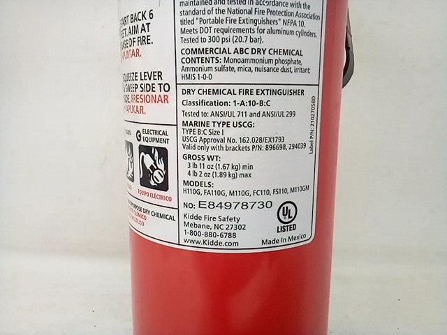 Kidde Multipurpose Dry Chemical E84978730