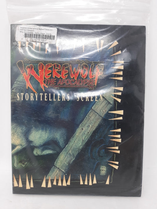 Werewolf The Apocalypse Storyteller's Screen Three Werewolf Stories & Map