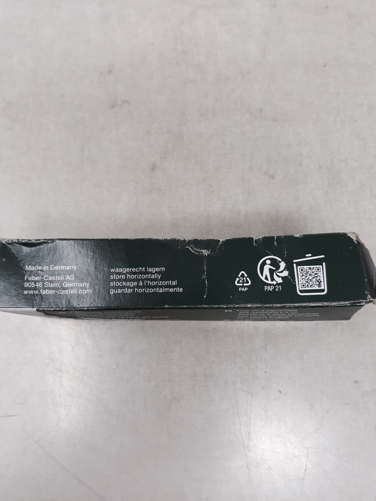 Faber-Castell Pitt Artist Pen Black India Ink - Box of 10 Pens