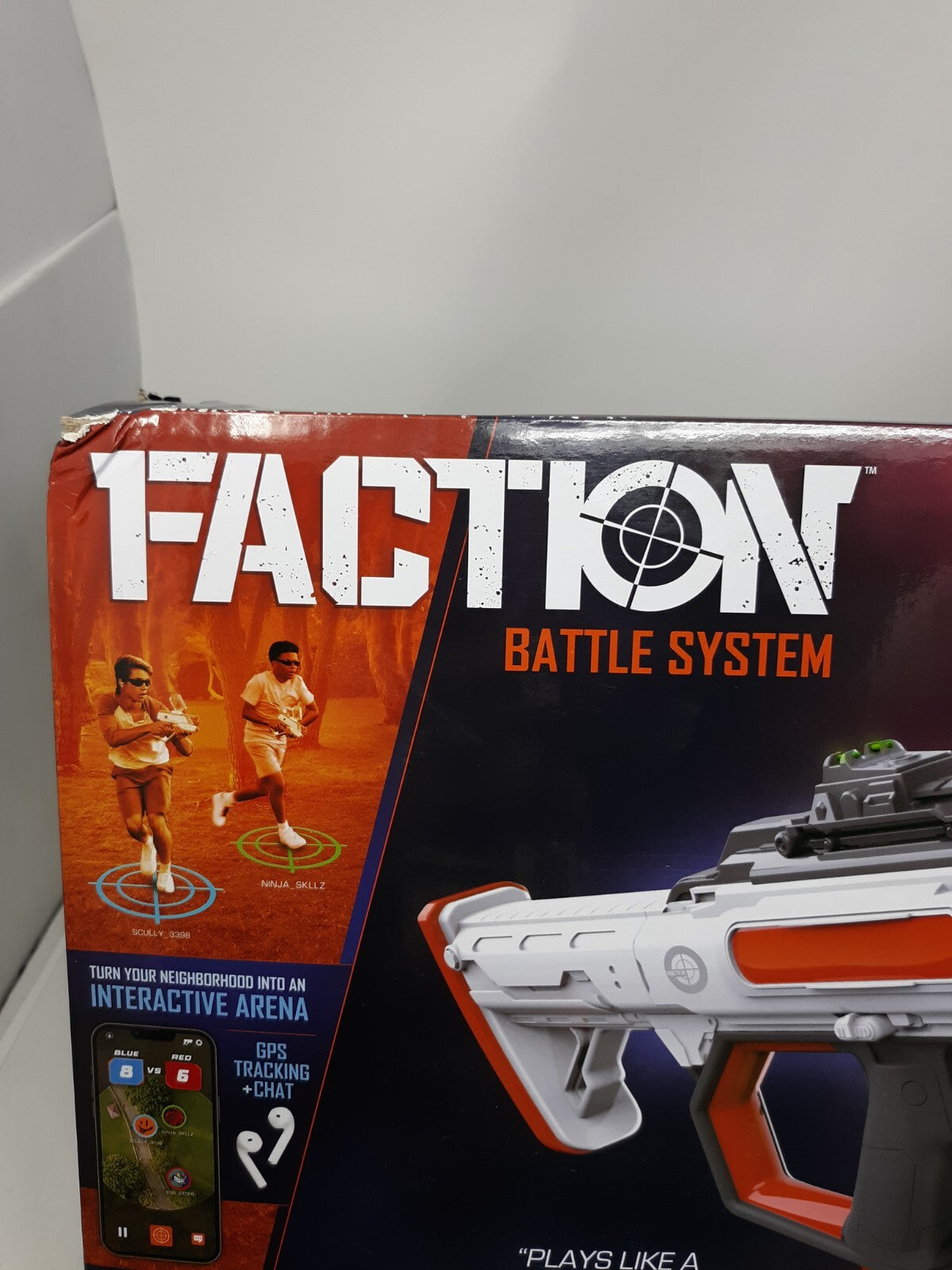 Faction Battle System Havoc Gel Bead Blaster - Motorized, 10,000 Beads, App-Enab