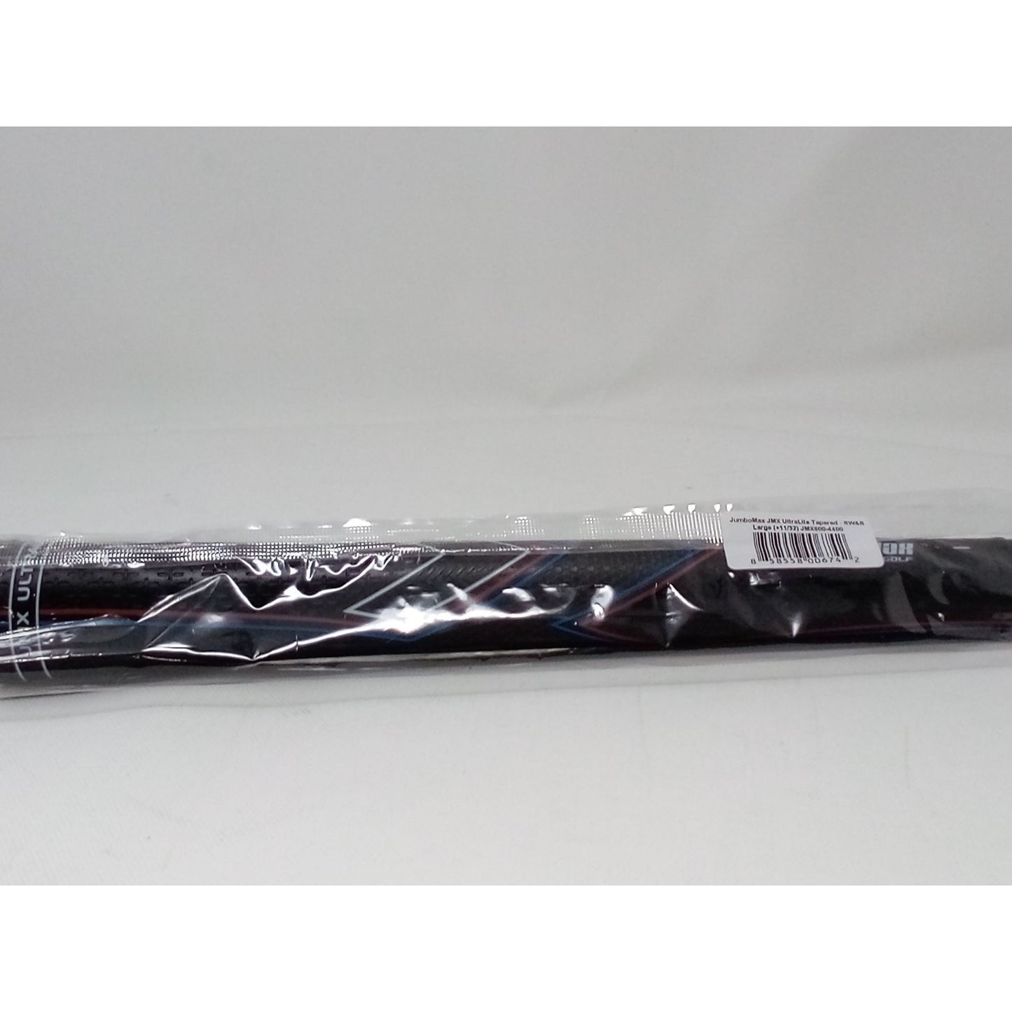 JumboMax JMX UltraLite Tapered RW&B Large (+11/32) 600-4400 Swing Grip, Black