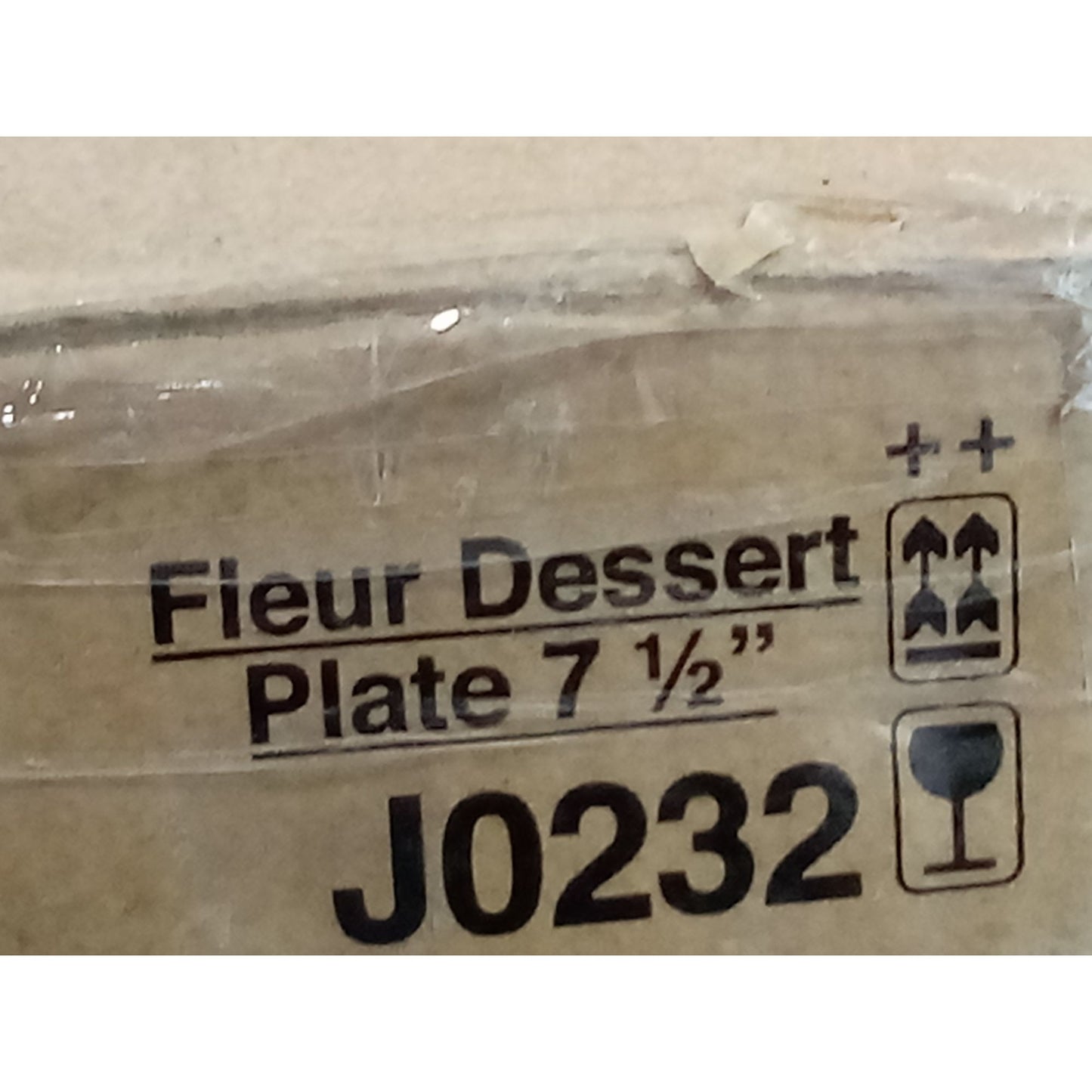 Arcoroc J0232 Fleur Glass 7-1/2" Dessert Plate - 36 / CS - Cardinal Intl 425313