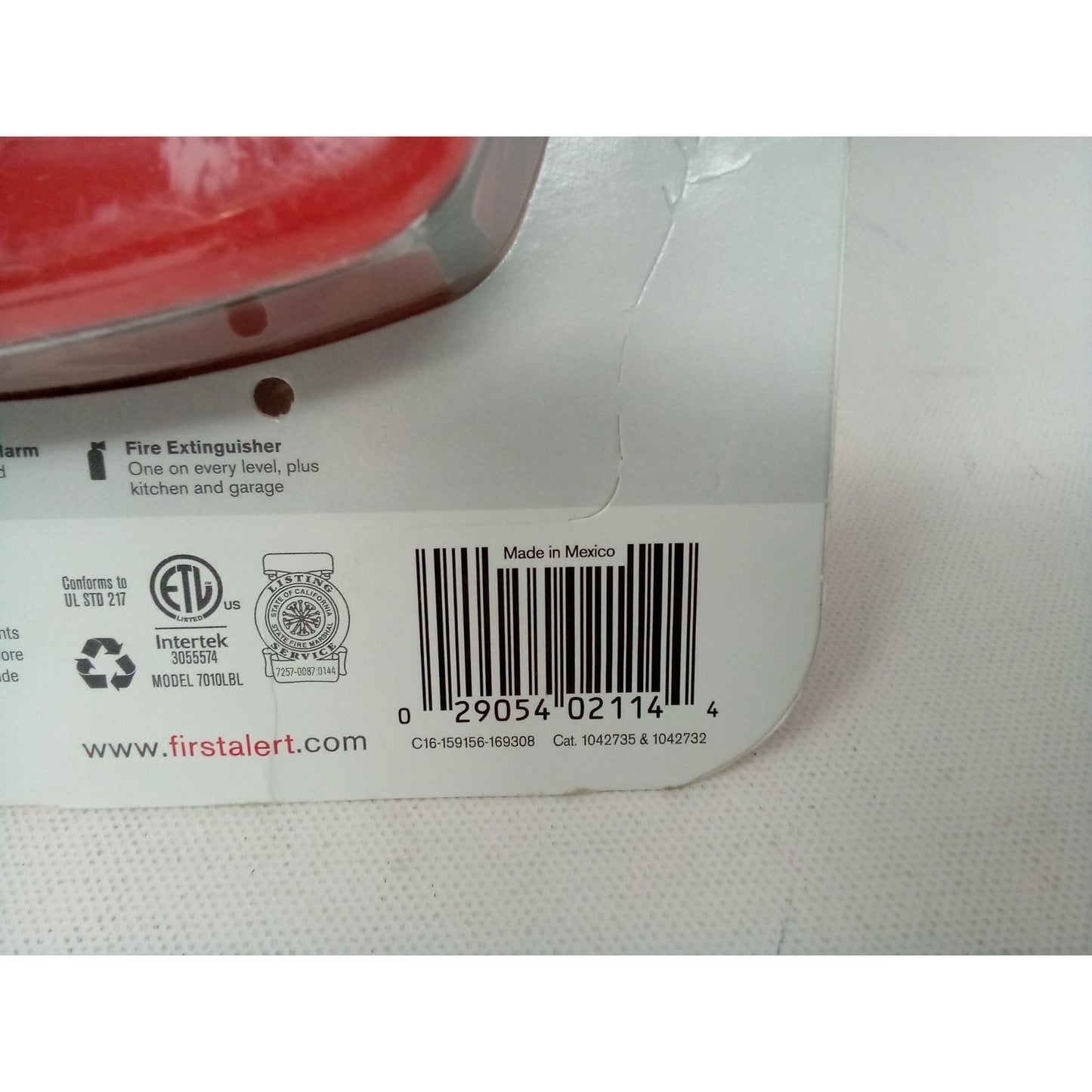 First Alert Smoke Alarm With Photoelectric Sensor & Long-Life Lithium Battery ‎7010LBL