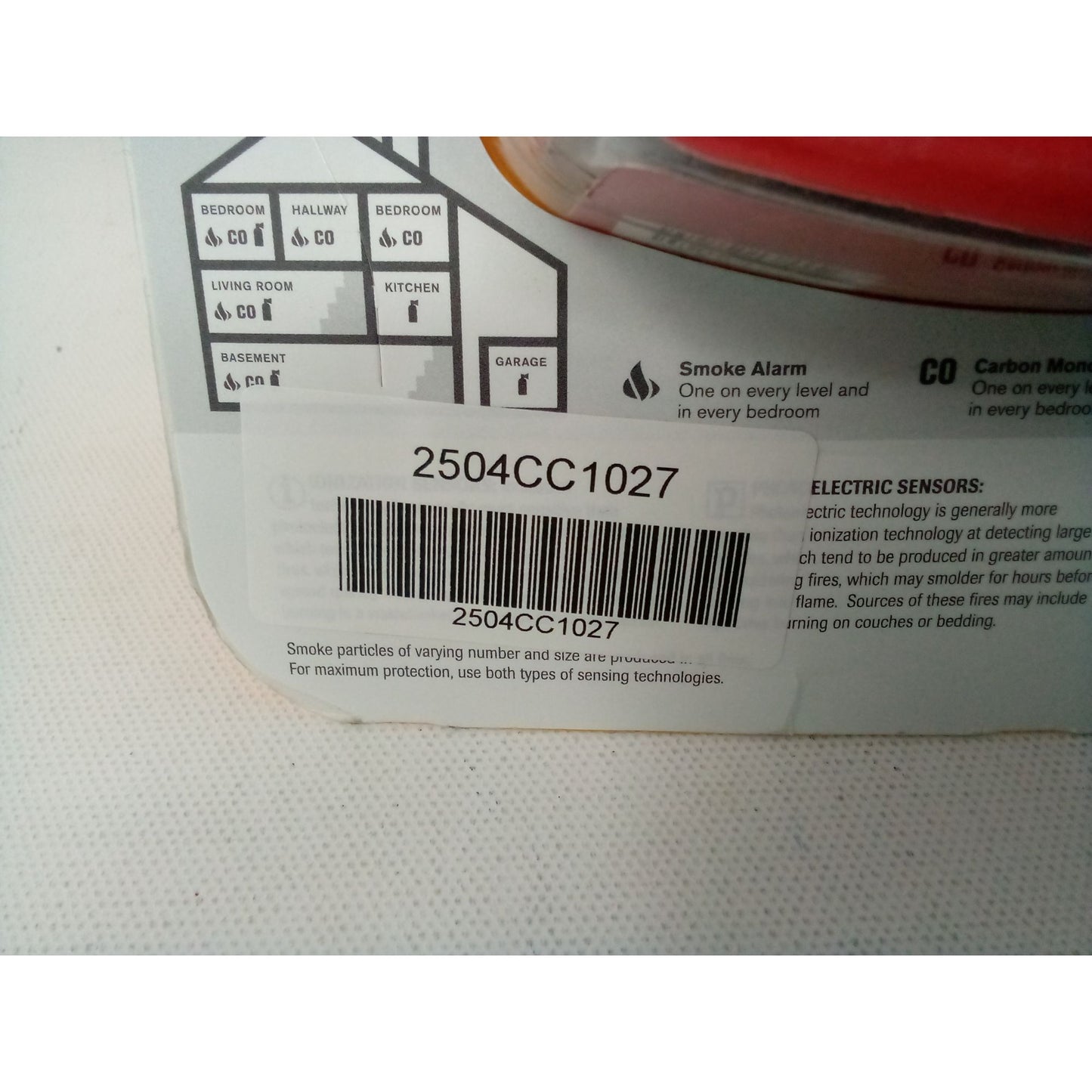 First Alert Smoke Alarm With Photoelectric Sensor & Long-Life Lithium Battery ‎7010LBL