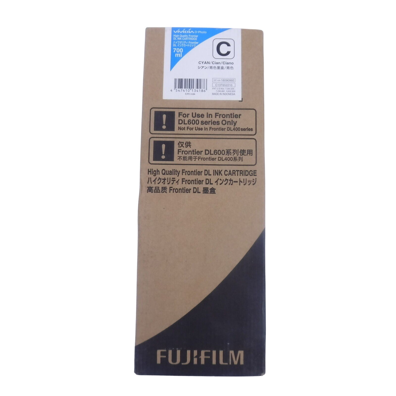 Fujifilm Ink Cartridge DL600 Cyan Color C13T652210 - Vividia D-Photo High Qualit