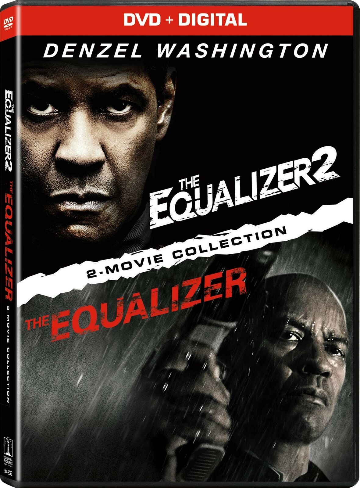 The Equalizer 1 & 2 (DVD+Digital, 2019, 2-Disc Set Movie Collection)