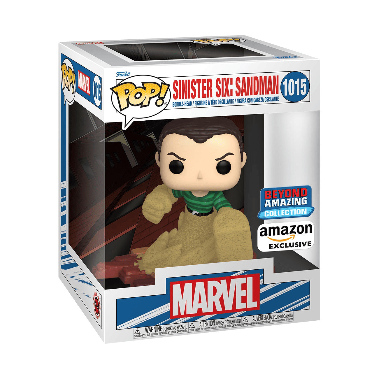 Funko Pop! Deluxe: Marvel Sinister 6 - Sandman, Amazon Exclusive, Figure 3 of 7 