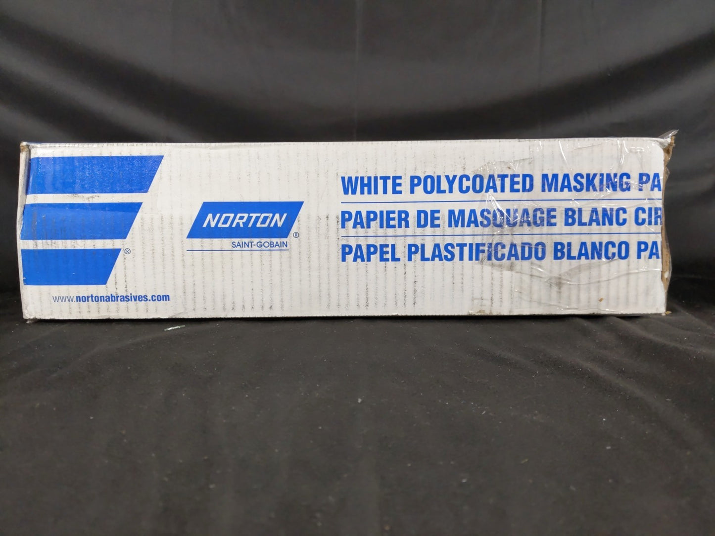 Norton White Polycoated Masking Paper L17 17" Saint-Gobain Water-Resistant