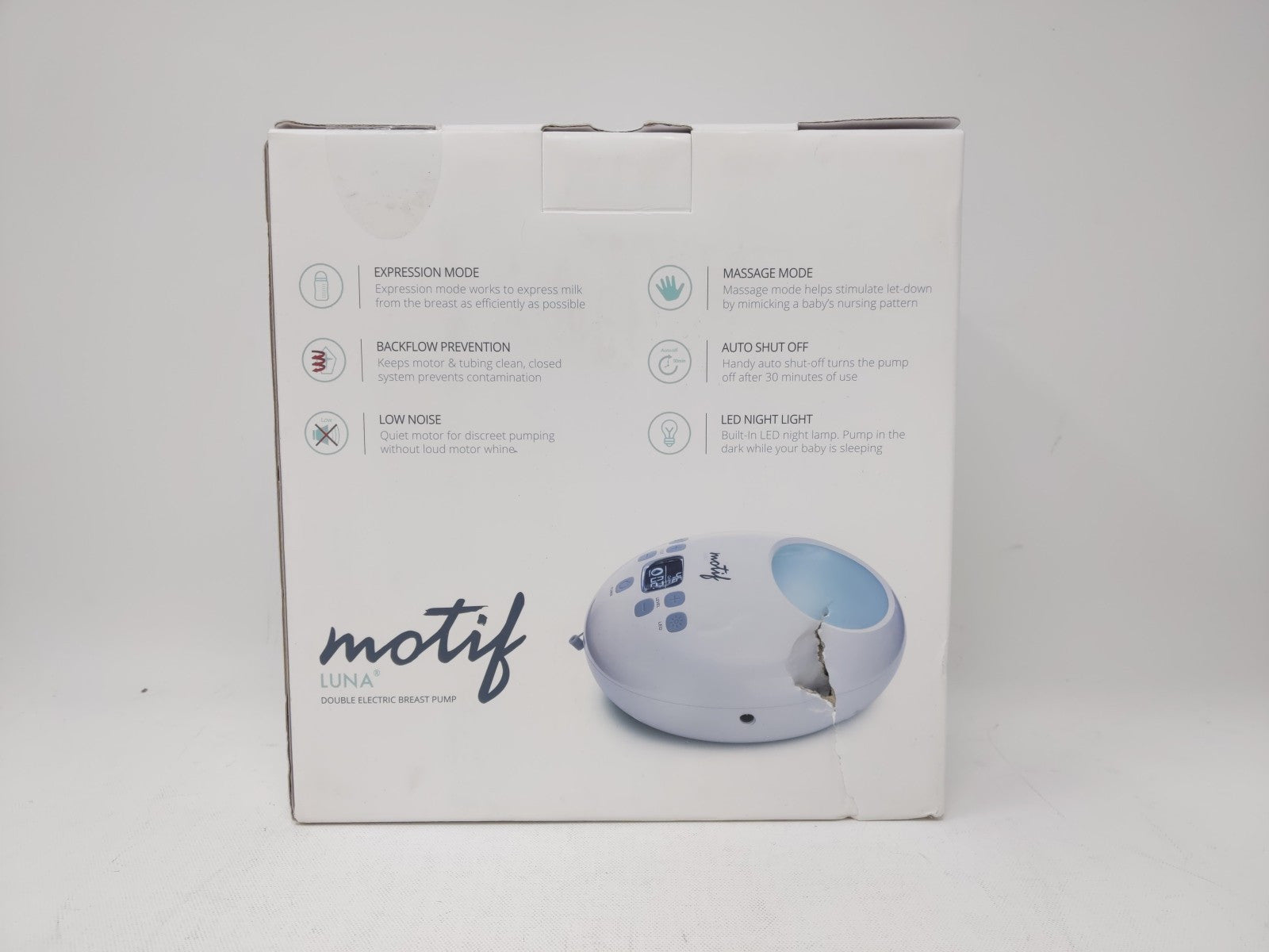 Motif Luna Double Electric Breast Pump Sealed Box