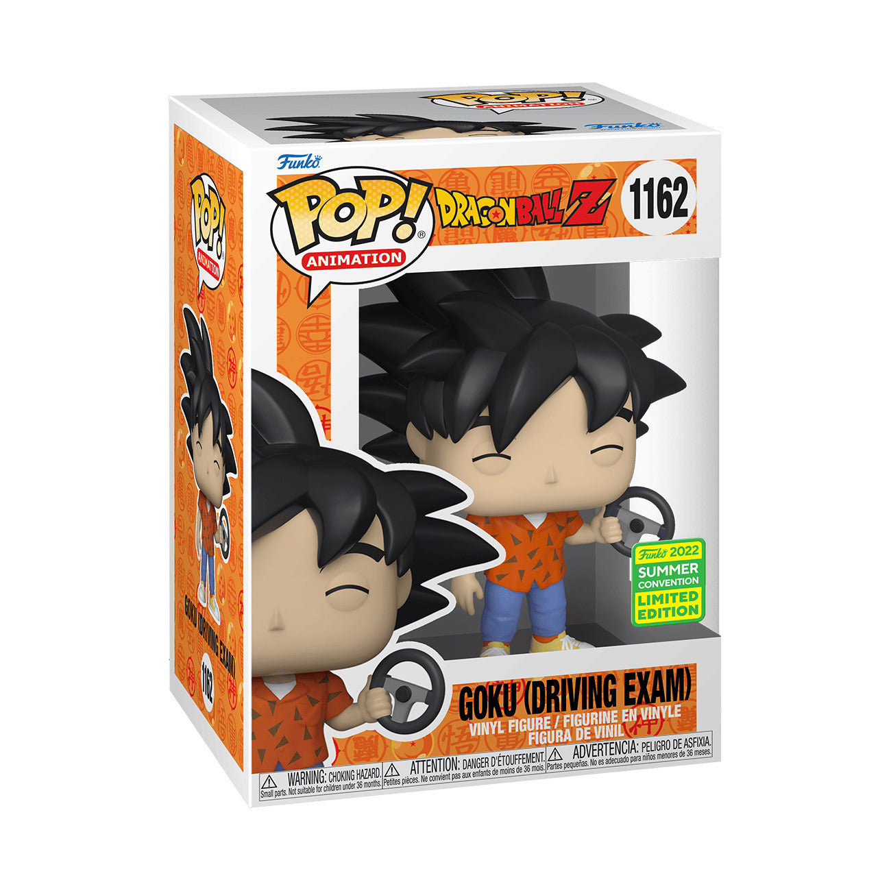 Funko POP 65237 Animation Dragon Ball Z Goku Vinyl Figure 1162 Exclusive
