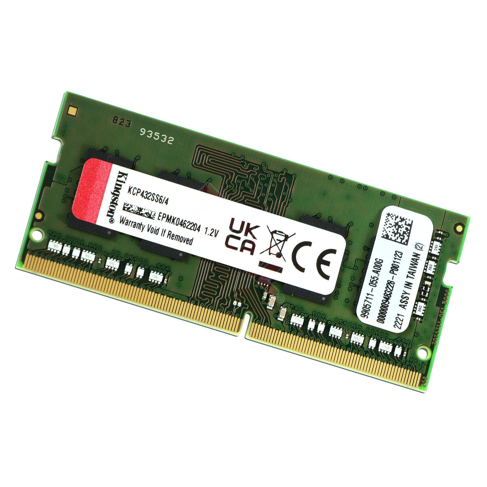 KCP432SS6-8 8GB DDR4 3200MHz Single Rank SODIMM Memory