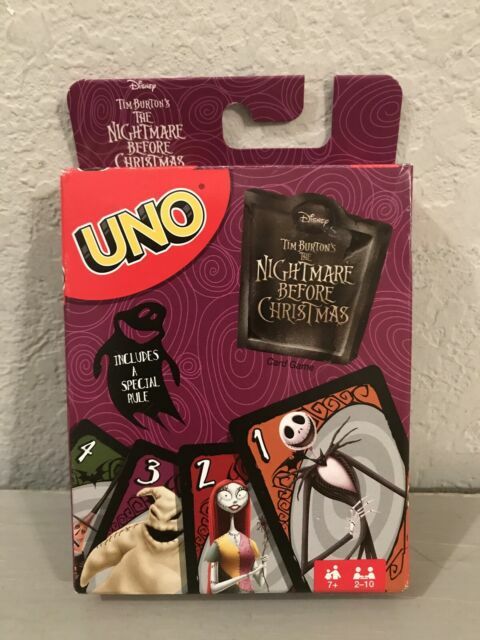 Mattel - The Nightmare Before Christmas: UNO Card Game