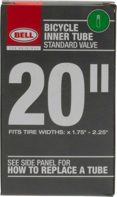 Bell 20 inch Standard Schrader Valve Bicycle Tube  1.75-2.25