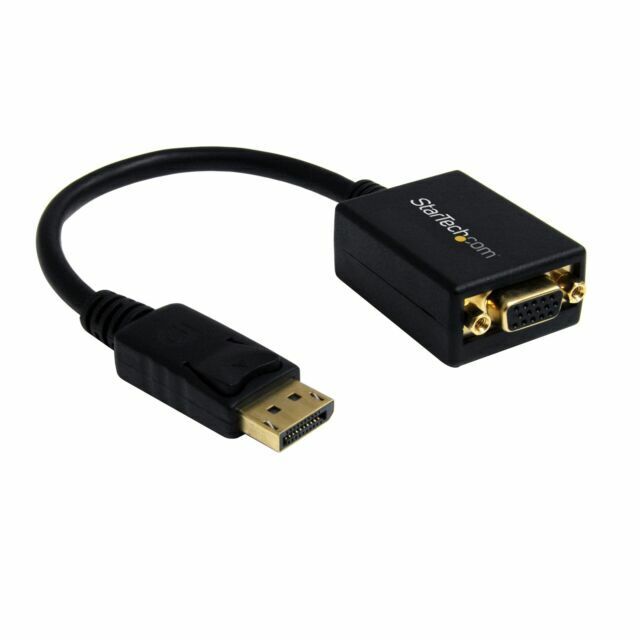 StarTech DP2VGA2 Displayport To Vga Video Converter Black