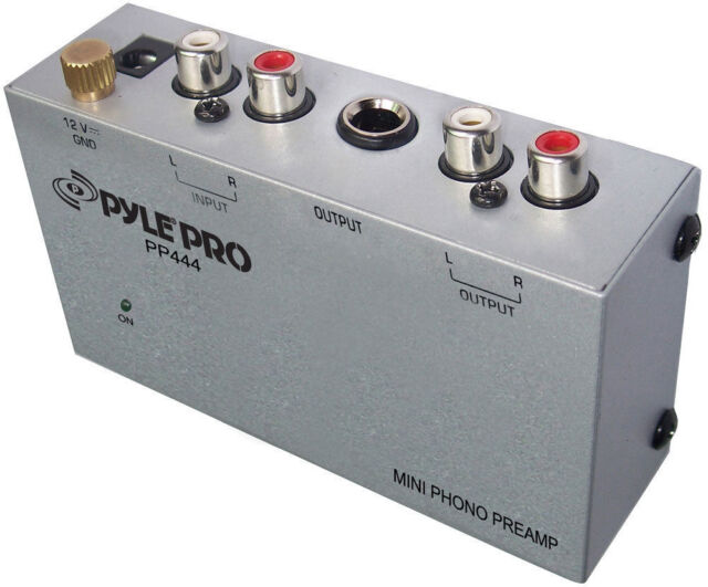 Pyle Ultra Compact Phono Turntable Preamp PP444