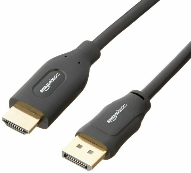 Amazon Basics DisplayPort to HDMI Display Cable 6 ft (1.8m) - 4K Compatible
