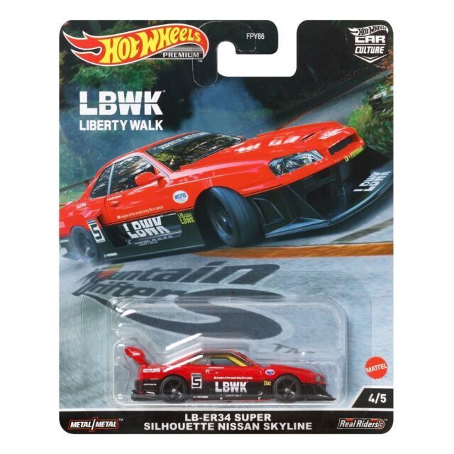 Hot Wheels Car Culture Circuit Legends Vehicles for 3 Kids Years Old & up, Premi