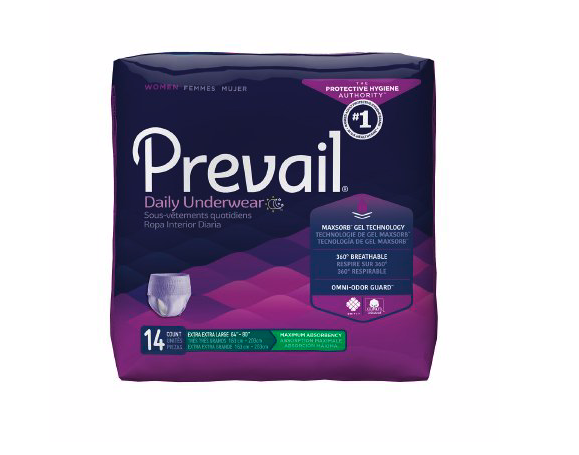 Prevail PWC-517 Size XXL Women's Underwear - Purple
