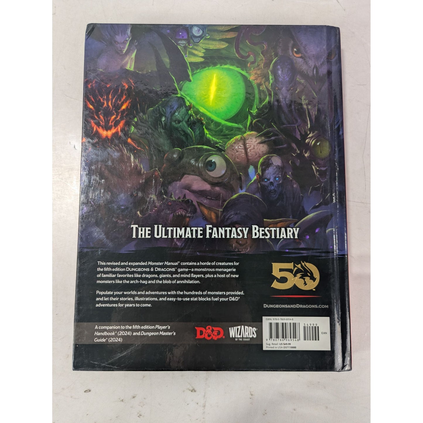 Dungeons & Dragons Monster Manual 2024, by Wizards of the Coast