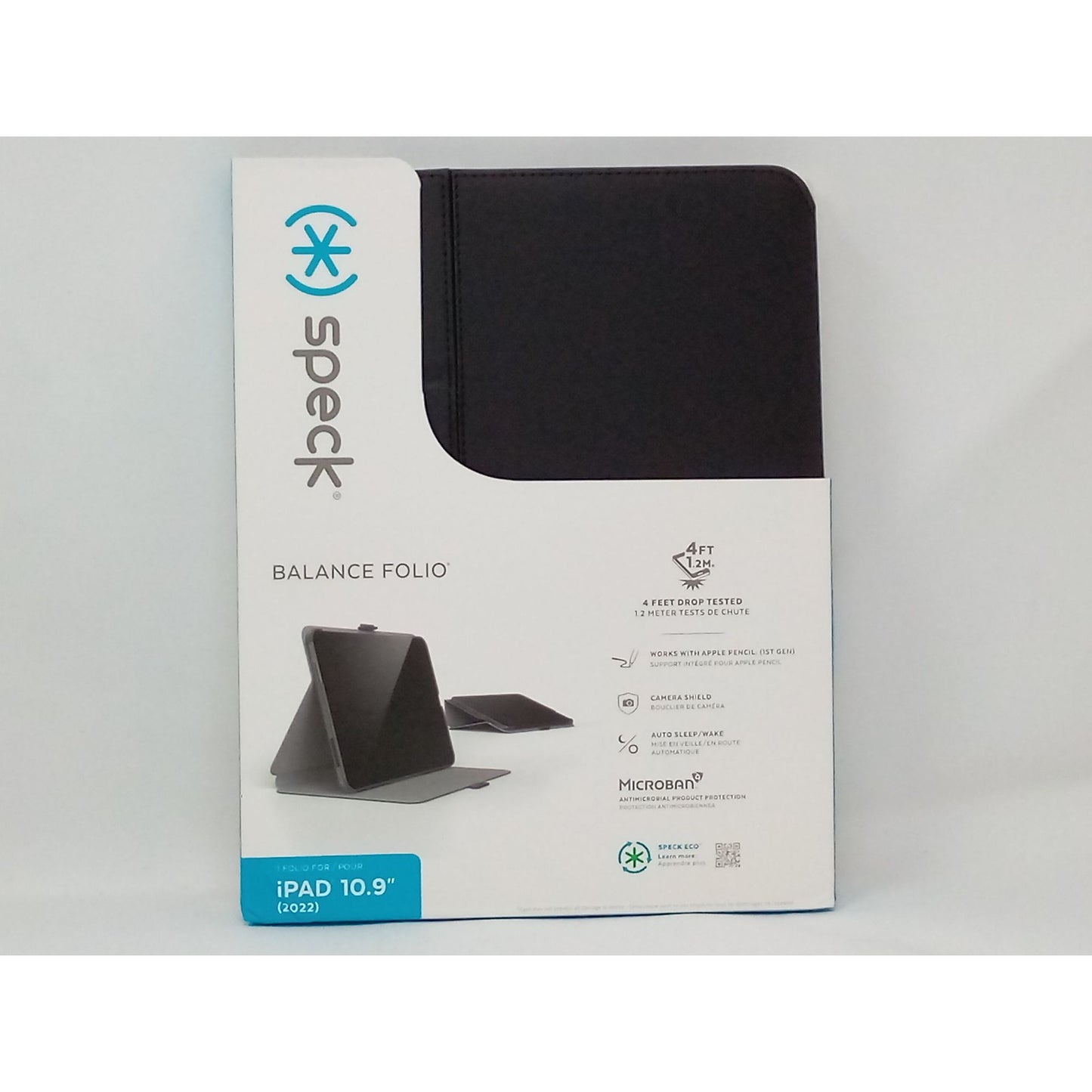 Speck Balance Folio Series Case for Apple iPad 10.9-inch (10th Gen) 2022 - Black